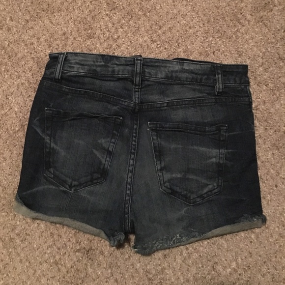 High waist denim shorts - Picture 2 of 2